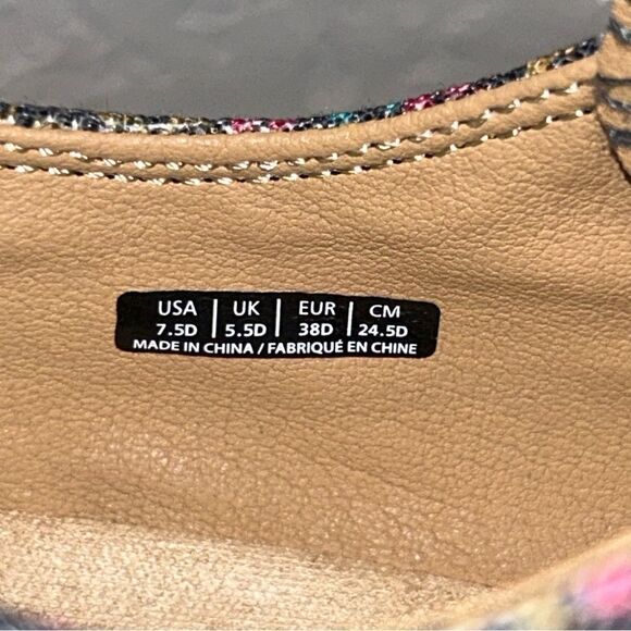 Spenco Floral Print Slip On Sneaker Shoes - Picture 5 of 9